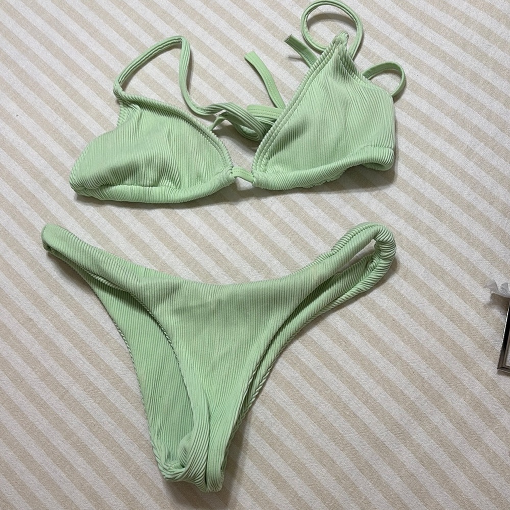Mint Green Bikini Set
